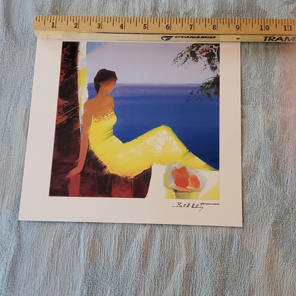 EMILE BELLET, "Beaute Marine" seriolithograph - Picture 6 of 6